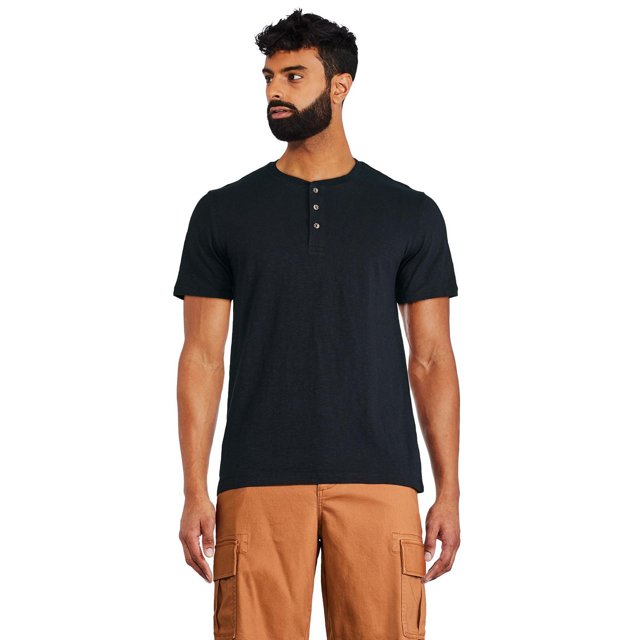T-shirt henley George pour hommes