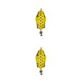 thumbnail image 1 of QualitChoice 1/2/3/5 Fish Lure Artificial Bait 8cm Workmanship Compact Size No Burrs Exquisite Rotating Lures Fishing Tackle Yellow 2PCS, 1 of 6