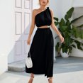 thumbnail image 4 of Birdeem Womens Fashion Bow Split Large Swing Suit Dress, 4 of 8