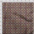 thumbnail image 4 of oneOone Polyester Spandex Brown Fabric Circle Sewing Craft Projects Fabric Prints By Yard 56 Inch Wide, 4 of 4