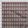 thumbnail image 3 of oneOone Viscose Jersey Fabric Chevron Ikat Print Fabric BTY 60 Inch Wide, 3 of 5