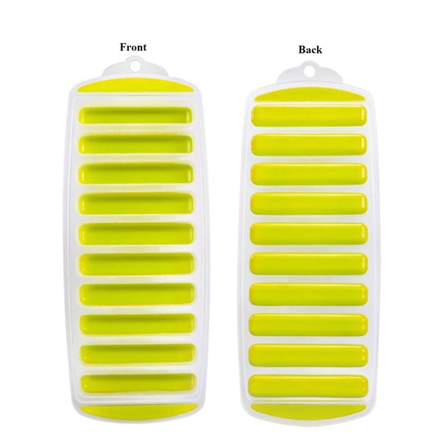 LSLJS Silicone Narrow Ice Stick Trays With Easy Push Out Silicone Ice Cubes Molds Reusable for Whiskey, Cocktail, Stackable Flexible, Home Accessories