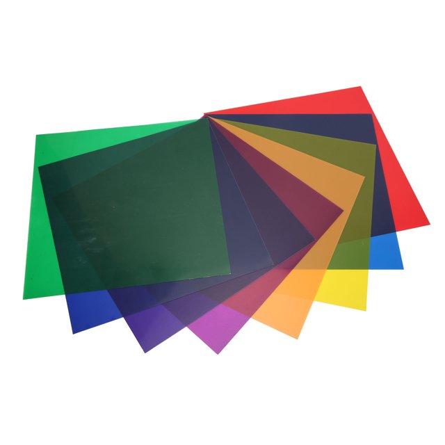 Filtre en Gel pour Lumière Colorée, Film Filtrant Haute Résistance pour Éclairage, Qualité Supérieure