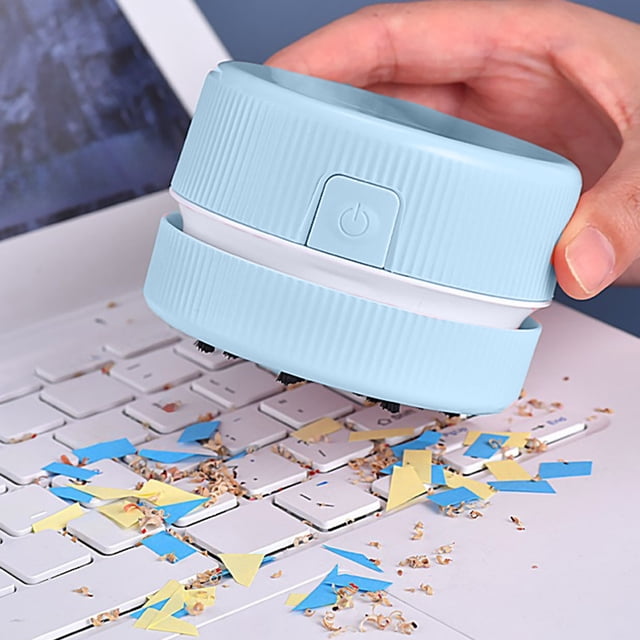 YHDSYY Big Sale! Desktop Vacuum Cleaner Mini Desktop Duster Computer Keyboard Car Vacuum Cleaner Gift Suitable For Home School Office USB Rechargeable Clearance Sales Today Deals Prime