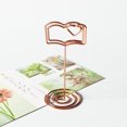 thumbnail image 4 of 6Pcs Note Clamps Holder Book Shaped Photo Clips Wedding Message Holder, 4 of 8