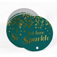 thumbnail image 2 of Inkdotpot Pack Of 50 Real Gold Foil Paper Tags Let Love Sparkle Wedding Favor Hang Tags, 2 of 6