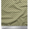 thumbnail image 1 of Soimoi Moss Georgette Fabric Dot & Paisley Small Print Fabric by The Yard 42 Inch Wide, 1 of 3