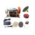 thumbnail image 2 of Almencla Mini Bench Grinder Bench Grinding Tool DIY Supplies Multifunction Sturdy Benchtop Sander Polisher for Tabletop Edge Polishing F, 2 of 8