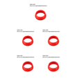thumbnail image 3 of ZLight Seat Post Rubber Cycling Silicone Waterproof Mountain Bike Seatpost Protective Accessory 1 PC Red S 5Set, 3 of 6