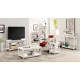thumbnail image 4 of Pemberly Row Table Console Transitionnel, Fini Bois Blanc, 4 of 4