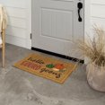 thumbnail image 3 of Mohawk Home Hello Gourd Faux Coir Polyester Doormat, Brown, 18" x 30", 3 of 7