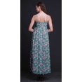 thumbnail image 5 of Bimba Robe Longue Chic à Imprimé Floral pour Femme, Style Bohème, Maxi d'Été, Tenue de Plage - Petit, 5 of 5