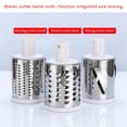 thumbnail image 3 of Rotary Cheese Grater, 3 In 1 Kitchen Shredder Vegetable Slicers with 3 Interchangeable Blades, Easy to Clean Rotary Grater Slicers for Fruit, Vegetables(Red), 3 of 11