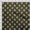 thumbnail image 3 of oneOone Georgette Viscose Fabric Geometric Kasuri Printed Craft Fabric BTY 42 Inch Wide, 3 of 4