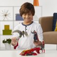 thumbnail image 2 of Marvel Spider-Man Spider Escape Jet, With 3 Action Figures in 6-Inch Scale, Including Spider-Man and Marvel's Vulture, 4 Projectiles, Ages 4 and Up, 2 of 7