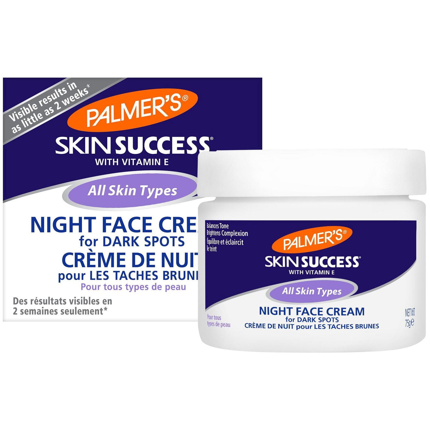 Palmer's Skin Success Night Face Cream for Dark Spots, 75g