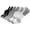 Silver, variant on Cameland 6 Pairs Men's Ankle Athletic Cushion Low Cut Sports Socks Sweat-absorbing Breathable And Outdoor Socks For Sports