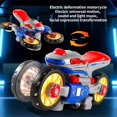thumbnail image 4 of Electric Light and Music Deformation Motorcycle, Deformation Motorcycle with 360 Music, Twis Light and Rotating Interactive, 4 of 8