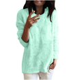thumbnail image 1 of Chandails pour Femmes Unis Coupe Ample Blouse Légère Confortable Hauts Automne Hiver Manches Longues Hauts Décontractés Col Rond Chandail Hauts Noir P, 1 of 4