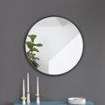 thumbnail image 1 of Miroir mural décoratif rond Umbra Hub, noir, 1 of 6