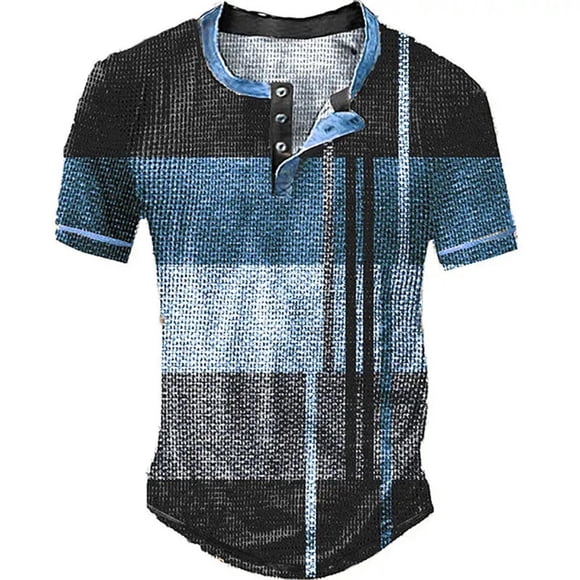 2025 Men T-Shirts, Men's Tops, Tees & Shirts Men's Digital Print Loose Men T Shirts Graphic Pack Casual Personality Short Vintage T Shirts for Men Sleeve