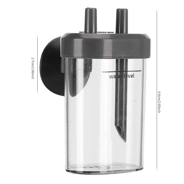 Sonew Portable Mini CO2 Bubble Counter,Fish Tanks Bubble Counter,ABS Aquarium Portable Mini Small Carbon Dioxide CO2 Bubble Counter with Strong Suction Cup Fish Tanks Accessory