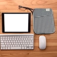 thumbnail image 4 of 11 Inch Plaid Tablet Bag Durable with Pocket for Storage Slim, 4 of 4