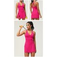 thumbnail image 3 of PISONIC Robe de Tennis pour Femmes, Robe Athlétique avec Soutien-Gorge Intégré et Shorts Robes d'Été pour Femmes Tenues de Golf pour l'Entraînement, 3 of 7