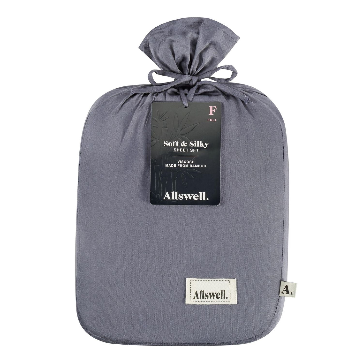 Allswell 300 Thread Count Soft & Silky 4-Piece Viscose from Bamboo Sateen Sheet Set