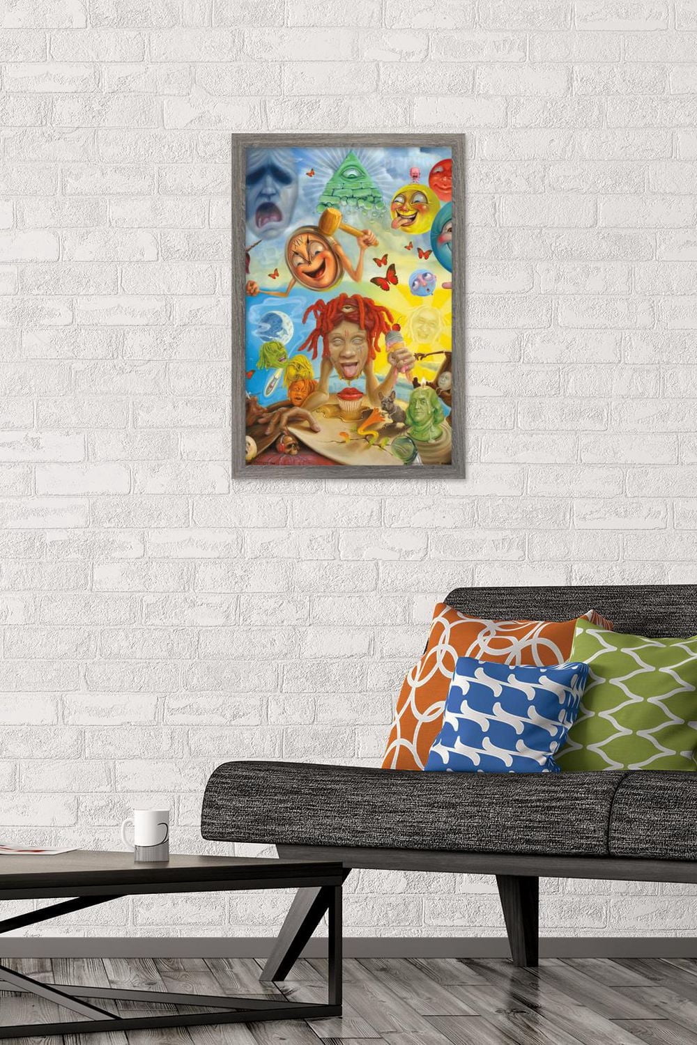 Trippie Redd - Art Wall Poster, 22.375" x 34" Framed