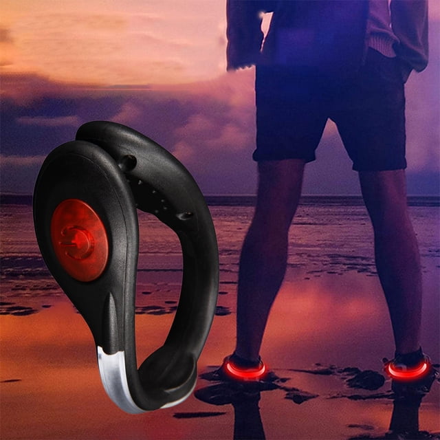 Uuiauoio Shoe Clip Light LED Night Running Safety Light Outdoor Sports USB Rechargeable Waterproof High Visibility Compact Design for Running Cycling Walking All Weather Use
