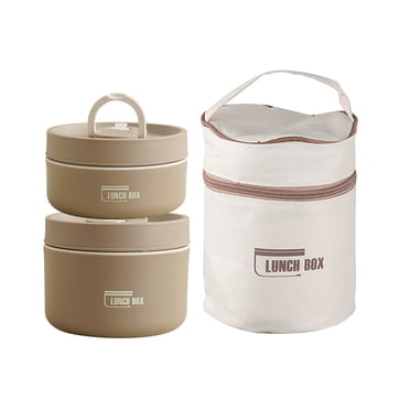 Rbaofujie Adult Bento Lunch Box Portable Insulated Lunch Container,304 Stainless Steel Leakproof Sealed Insulated Lunch Box Teen Lunch Box