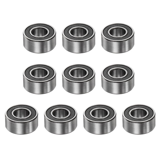 Unique Bargains 685-2RS Roulements à Billes 5mmx11mmx5mm Acier Chromé ABEC3 Double Étanchéité Lot de 10
