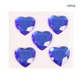 thumbnail image 1 of Heart Rhinestone Stickers Acrylic Crystal Handheld Gems Multipurpose Decorative Handheld Clothes Scrapbooking DIY Crafts Necklace Dark Blue, 1 of 6