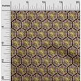 thumbnail image 1 of oneOone Cotton Poplin Fabric Floral Block Print Sewing Fabric BTY 42 Inch Wide, 1 of 4