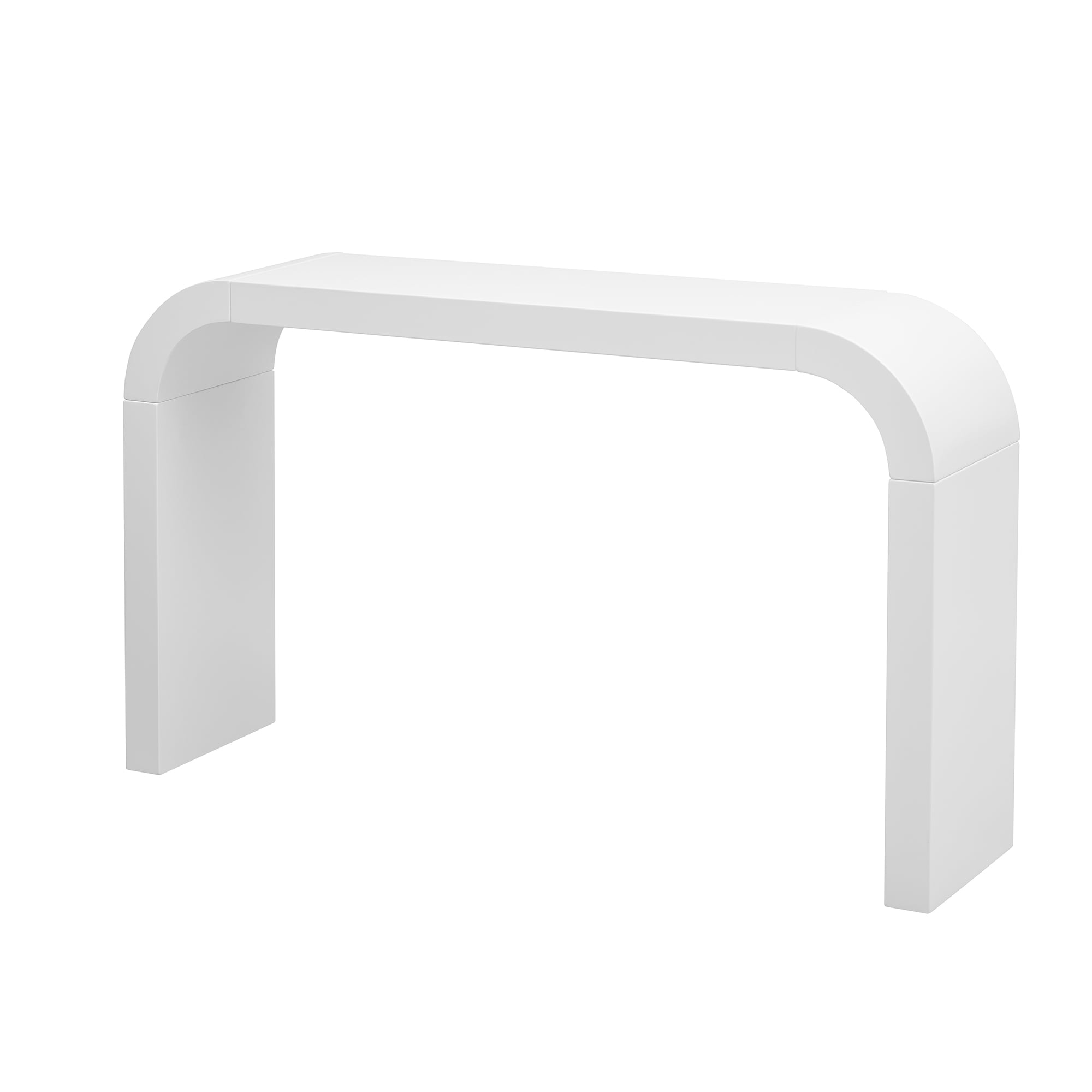 Noble House Modern Minimalist Console Table, Elegant and Versatile Design, Perfect, Sturdy and Stable Frame,White
