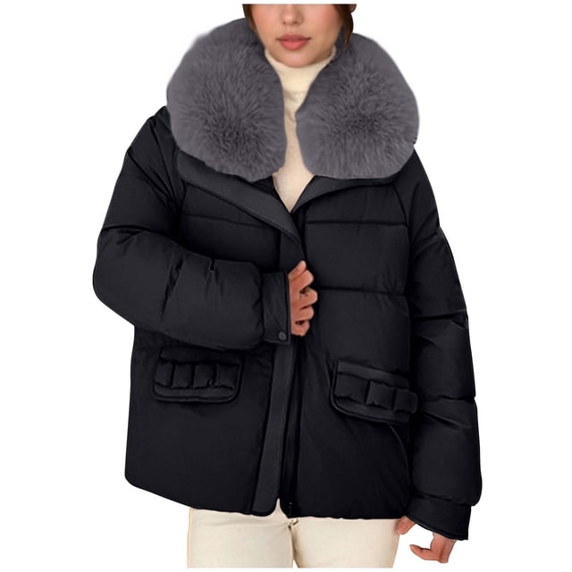 EGNMCR Parkas à Manches Longues Veste Décontractée à Capuche Colorée pour Femmes Veste en Coton pour Femmes