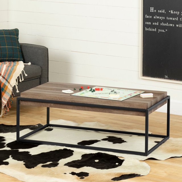 South Shore Mezzy Modern Industrial Coffee Table