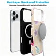 thumbnail image 3 of SKLYDDI Cute Aesthetic Floral Case for iPhone 16 Plus, Compatible with MagSafe, 3 of 7