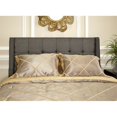 thumbnail image 4 of Linon Luxe Full/Queen Touffeté Wingback Rembourré Tête de Lit en Gris Anthracite, 4 of 5