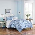 thumbnail image 1 of Poppy & Fritz Ensemble de Couette en Coton Brooke, Très Grand, Bleu, 1 of 4