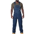 thumbnail image 2 of TIMIFIS Men's Denim Bib Overalls with Adjustable Straps, Multiple Practical Pockets, and Comfortable Full-Length for Work Or Casual Wear, 2 of 6