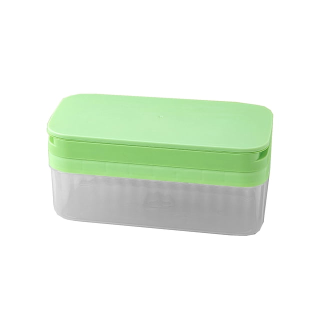 Storage Bins with Lids Ice Trays Ice Cubes Tray with Lid and Bin 79 Pcs Ice Cubes Molds with Ice Easy Release Save Space Ice Cubes Storage Container Set Plastic Storage Bins