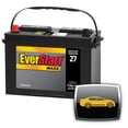 thumbnail image 1 of EverStart Auto Maxx-27N, 12 Volt, Car Battery, Group Size 27, 710 CCA, 1 of 6
