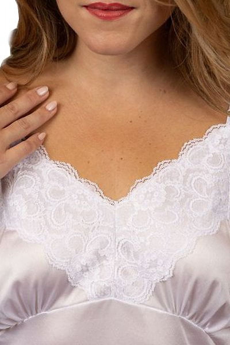 Velrose Lingerie Classic Full Slip with Wide Lace 1360