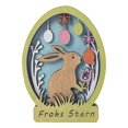 thumbnail image 1 of Easter Bunny Wooden Table Sign Table Centerpiece Wooden Hen Statue Wooden Rooster Craft Easter Decoration Wooden Chicken Tabletop Centerpiece Animal Wooden Dining Table, 1 of 9