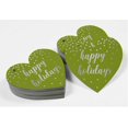 thumbnail image 4 of Inkdotpot 100 Pack Happy Holiday Favor Paper Tag Craft Real Silver Foil Hang Tag, 4 of 6