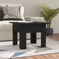 thumbnail image 1 of vidaXL Coffee Table Black 55x55x42 cm Engineered Wood, 1 of 4