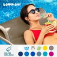 thumbnail image 4 of 70” Smooth Bronze Color Sunsation Floating Swimming Pool Mattress Lounger, 4 of 11
