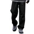 thumbnail image 2 of RXIRUCGD Quick Drying Hiking Pants With Breathable Workwear On The Outside For Men, Black, Size: 2XL, 2 of 7
